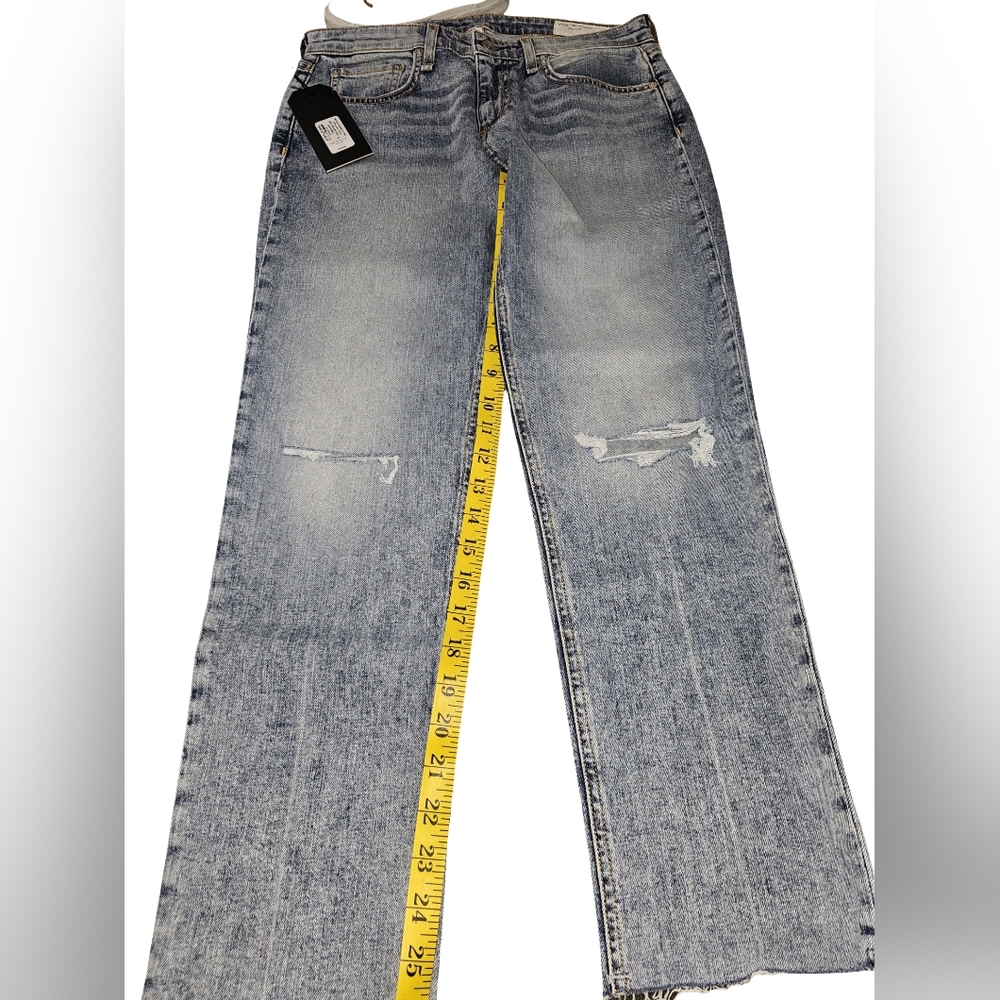 Rag And Bone, Dre Low-Rise Boyfriend - Stella, Sz 27, Distressed